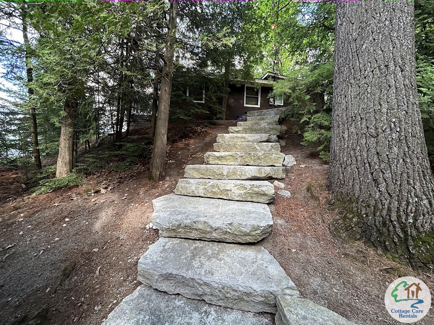 Shadow Lake Point of Views - Steps back to Cottage from Lakeside Deck