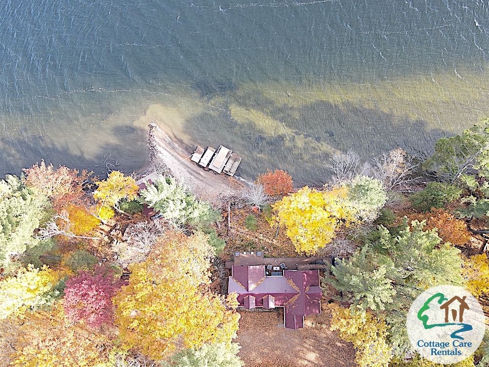 Boshkung Acres - The Farley Lake House - Aerial