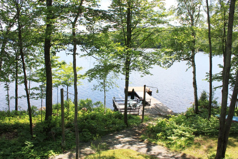 Spruce Lake Tranquility - View to the lake from the upper deck