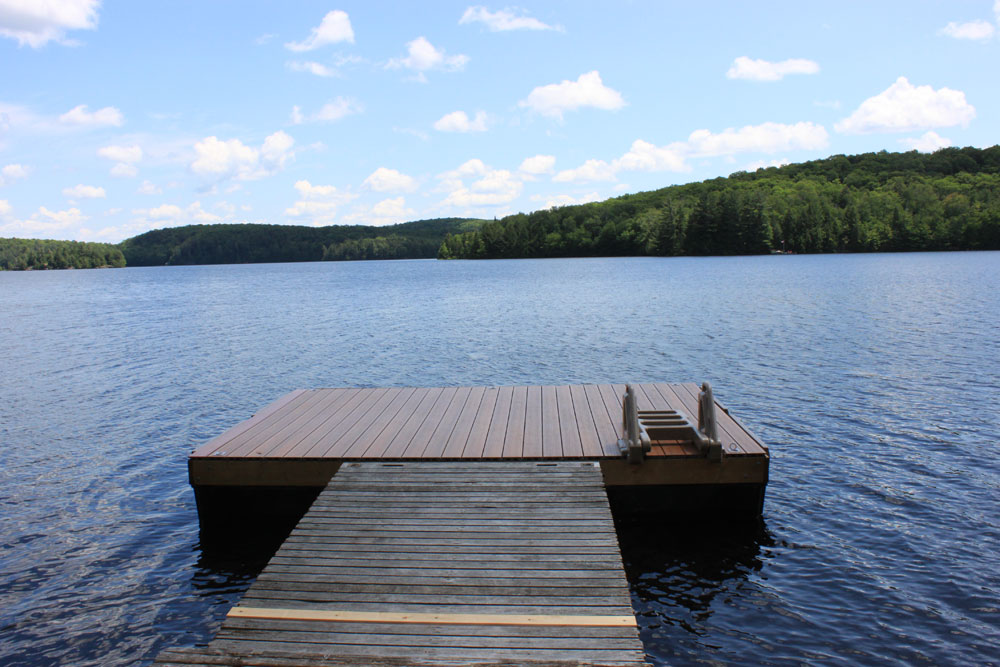 Spruce Lake Tranquility - View-from-the-dock-of-Spruce Lake