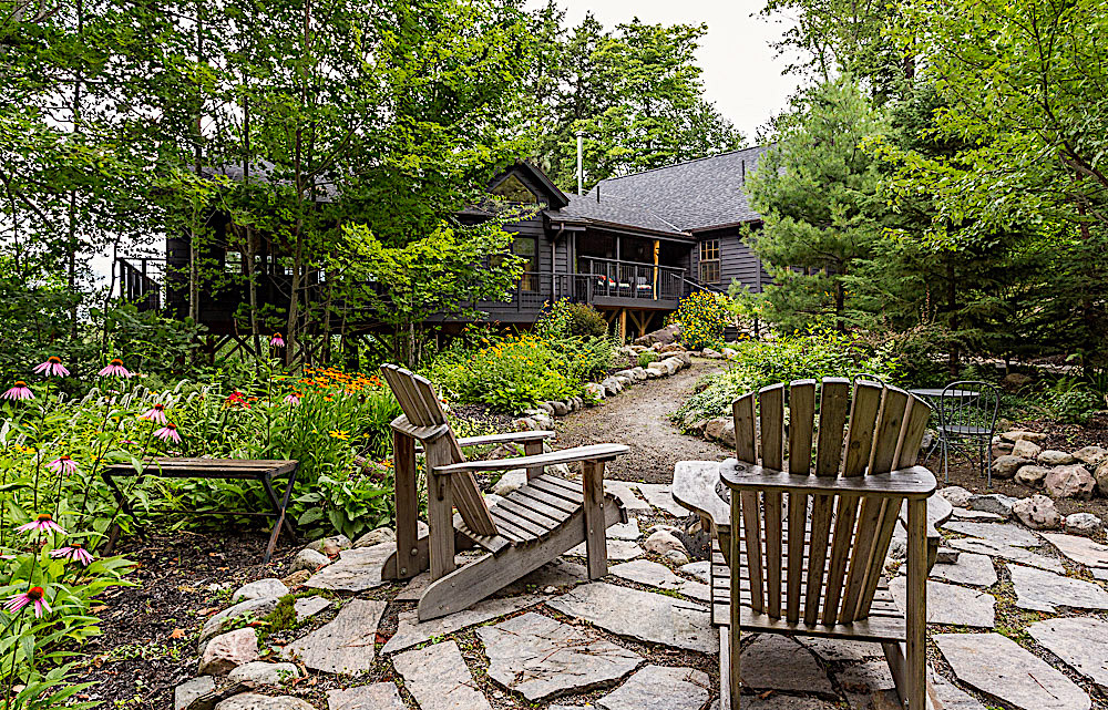 Lake of Bays Cottage - Skyfall - View-from-the-fire-pit
