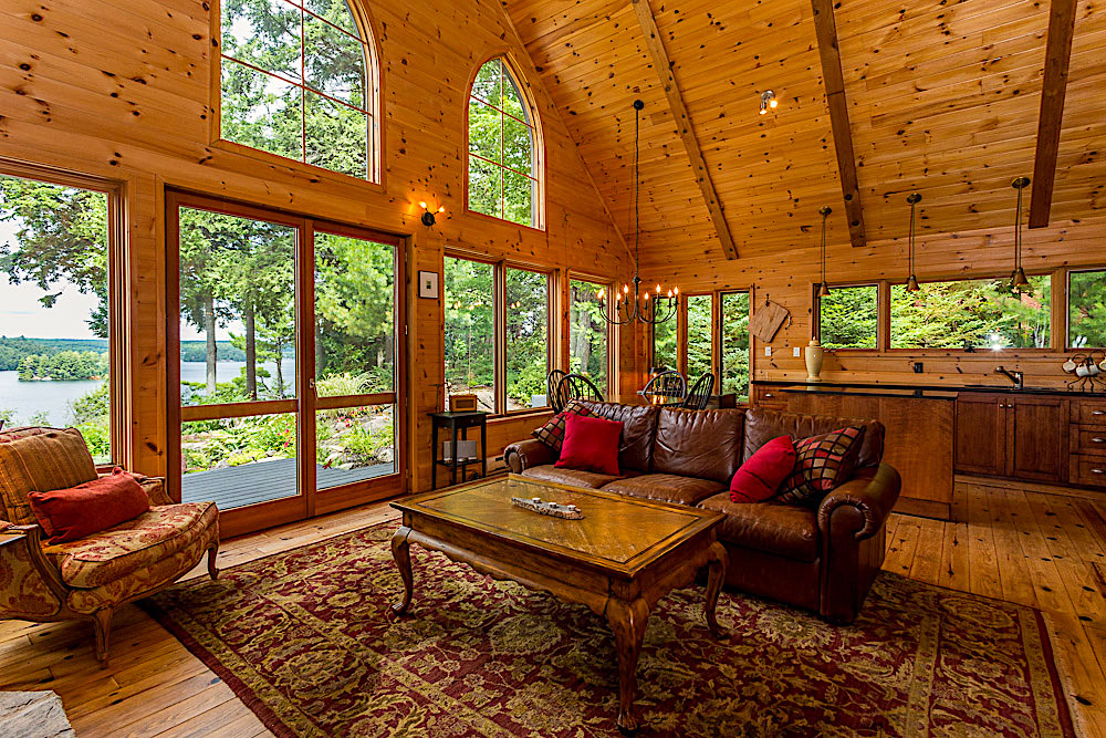 Lake of Bays Cottage - Skyfall - Great-room-and-Kitchen