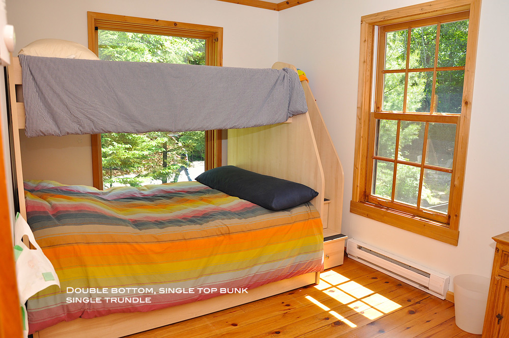 Lake of Bays Cottage - Skyfall - Bedroom-2-Bunk-Main-Level