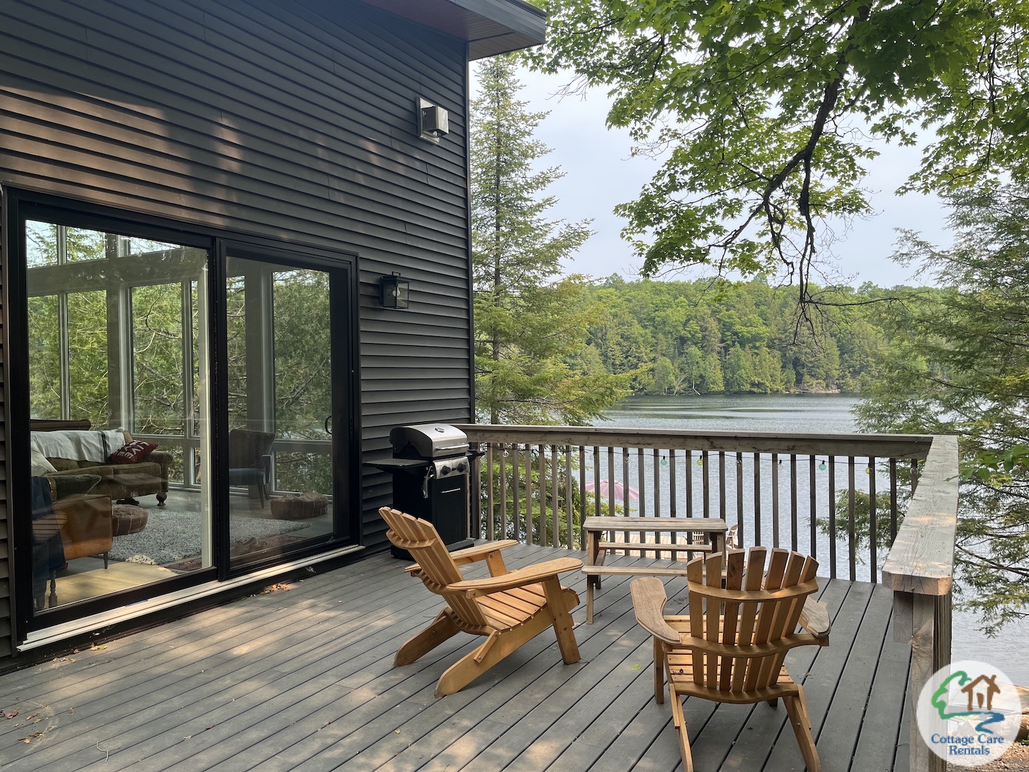 Miskwabi Lake By the Shore - Deck