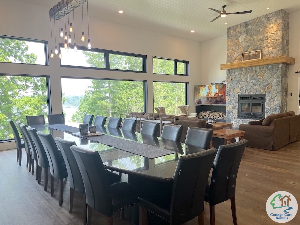 Lower Buckhorn Lake Sunset Point - Main Level - Living and Dining