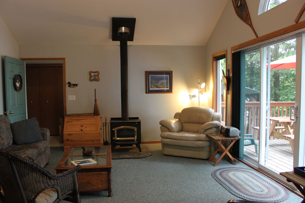 Haliburton Cottage - Kennisis Lake Sunset Vista - Living Room view 3