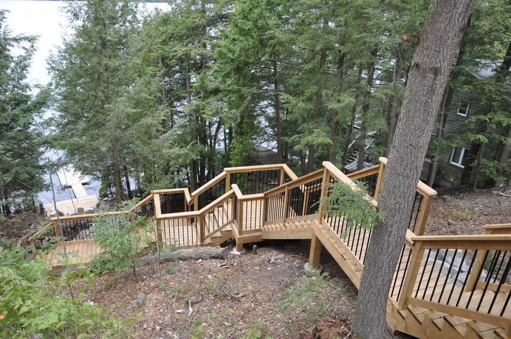14b Stairs to the lake